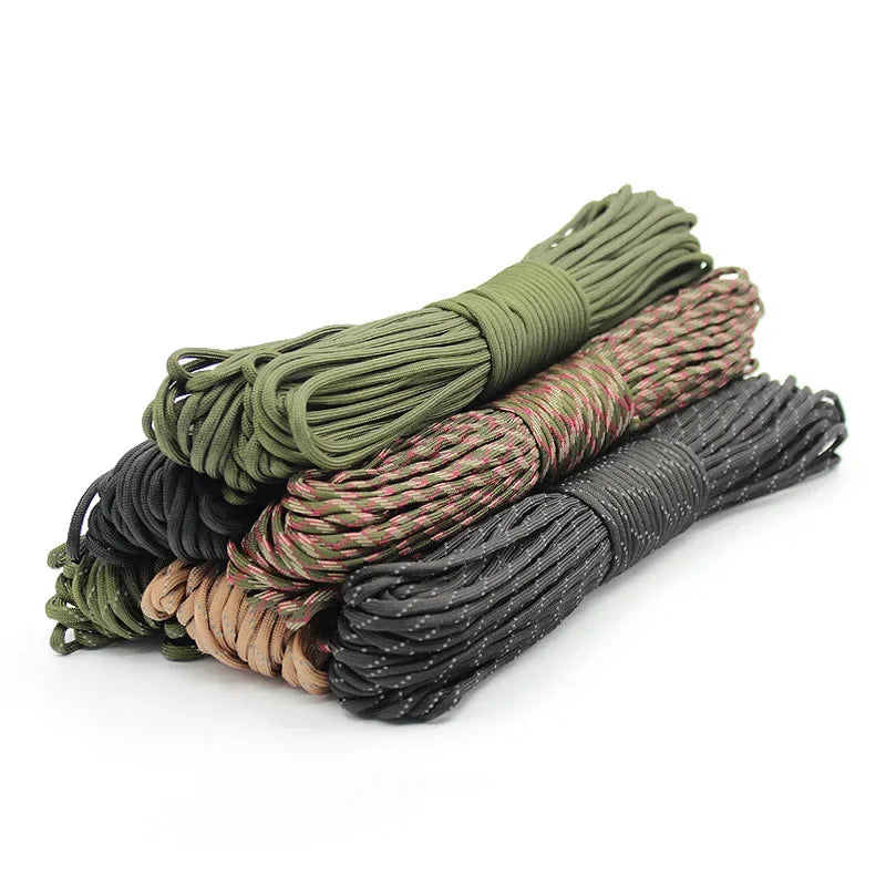 USA Paracord 7 Strand 4mm Durable Camping Accessories Outdoor Survival DIY Bracelet Rope Hiking Clothesline Camping Gadgets