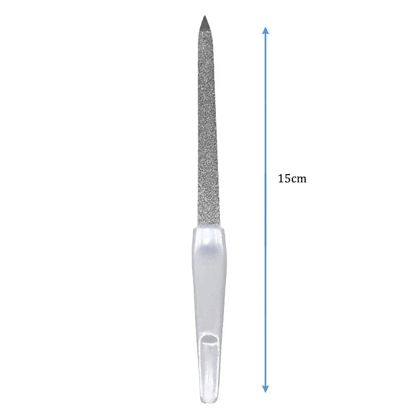 1PC DIY Nail Art Professional Nail File Canada Metal Double-Sided High-Quality Nail File Manicure Pedicure Beauty Tool