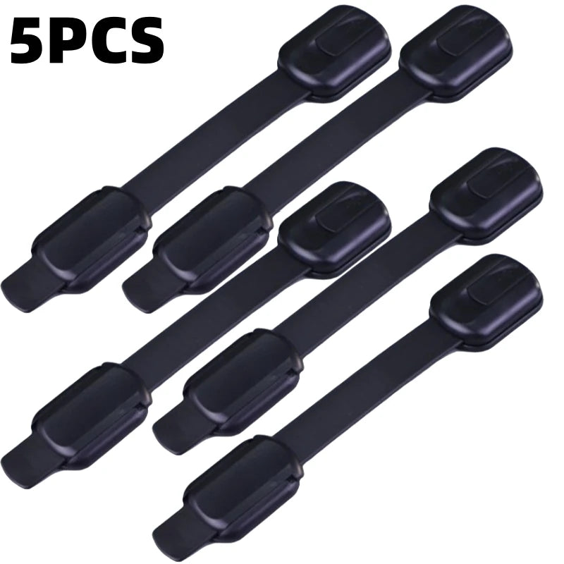 USA Baby Safety Lock Drawer Child Safety Cabinet Locks Adhesive Cabinet Drawer Door Latches Baby Safe Straps