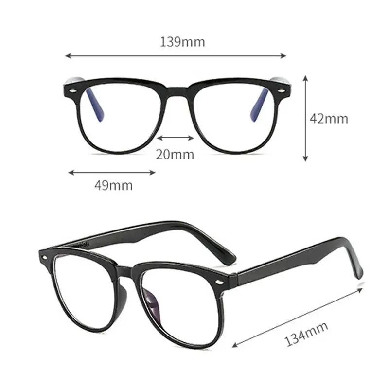 1/2PCS Computer Glasses Frame Canada Women Men Anti Blue Light Square Rectangle Eyewear Blocking Optical Spectacles
