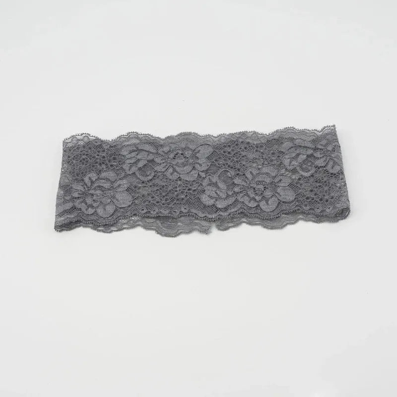 USA Sweet Wide Lace Hair Band Girls Hollow Lace Elastic Headwrap Hair Accessories Women Fashion Hollow Wide Headwear Hair Hoop