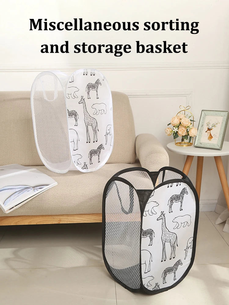 Cartoon Giraffe Laundry Basket Canada Dirty Clothes Sorting & Storage Basket Bathroom Organizer Home Miscellaneous Storage Bin