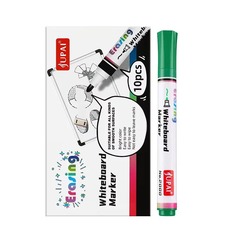 4 Colors Dry Erase Whiteboard Marker Pens Canada Low Odor Erasable Chalk Pens for Office School Stationery