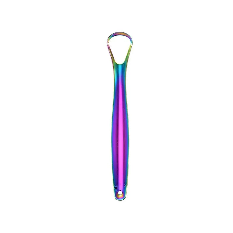 1/2/4 Pcs Reusable Stainless Steel Tongue Scraper Canada Cleaner Fresh Breath Oral Hygiene Care Tool