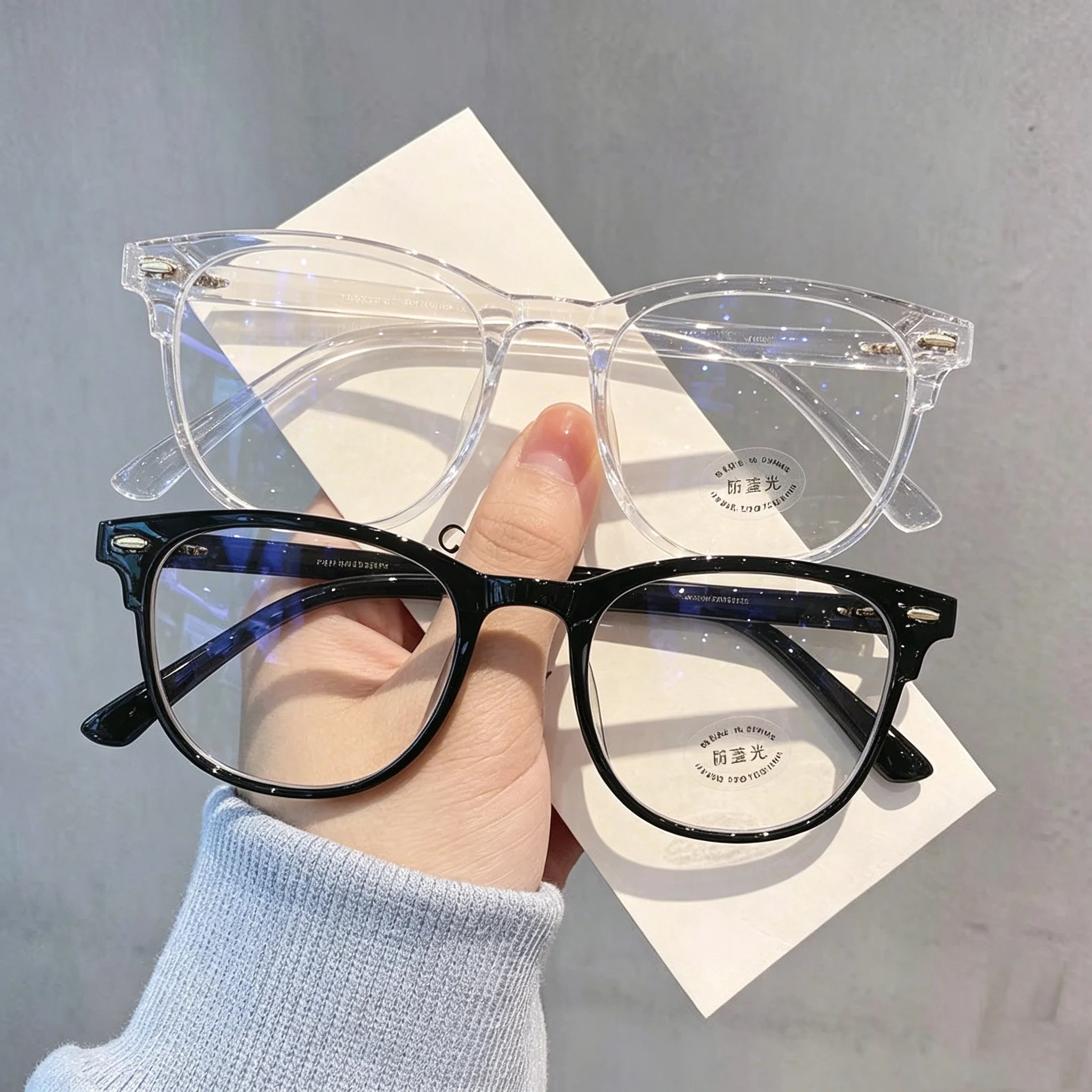 1/2PCS Computer Glasses Frame Canada Women Men Anti Blue Light Square Rectangle Eyewear Blocking Optical Spectacles