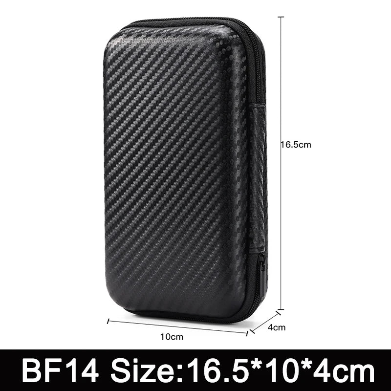 Earphone Data Storage USA Bag Oval Square Rectangle Cable Organizer Bags Mini Zipper Pouch Tech Gadgets Portable Charger U Disk Case