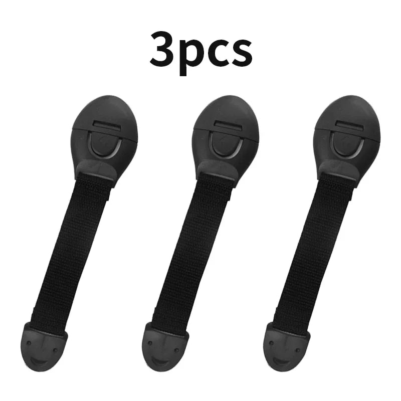 Baby Safety Cabinet Lock Kids Security Protection Drawer Door Cabinet Locks Plastic Protection Children Safety Door Straps