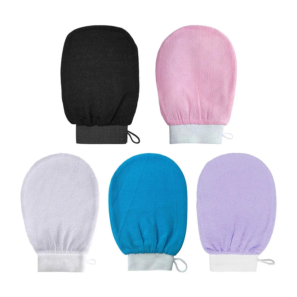 Moroccan Hammam Exfoliating Shower Gloves Painless Remove Dead Skin Scrub Body Korean Massage Mitt Bathroom Cleaning Gadget 1pc