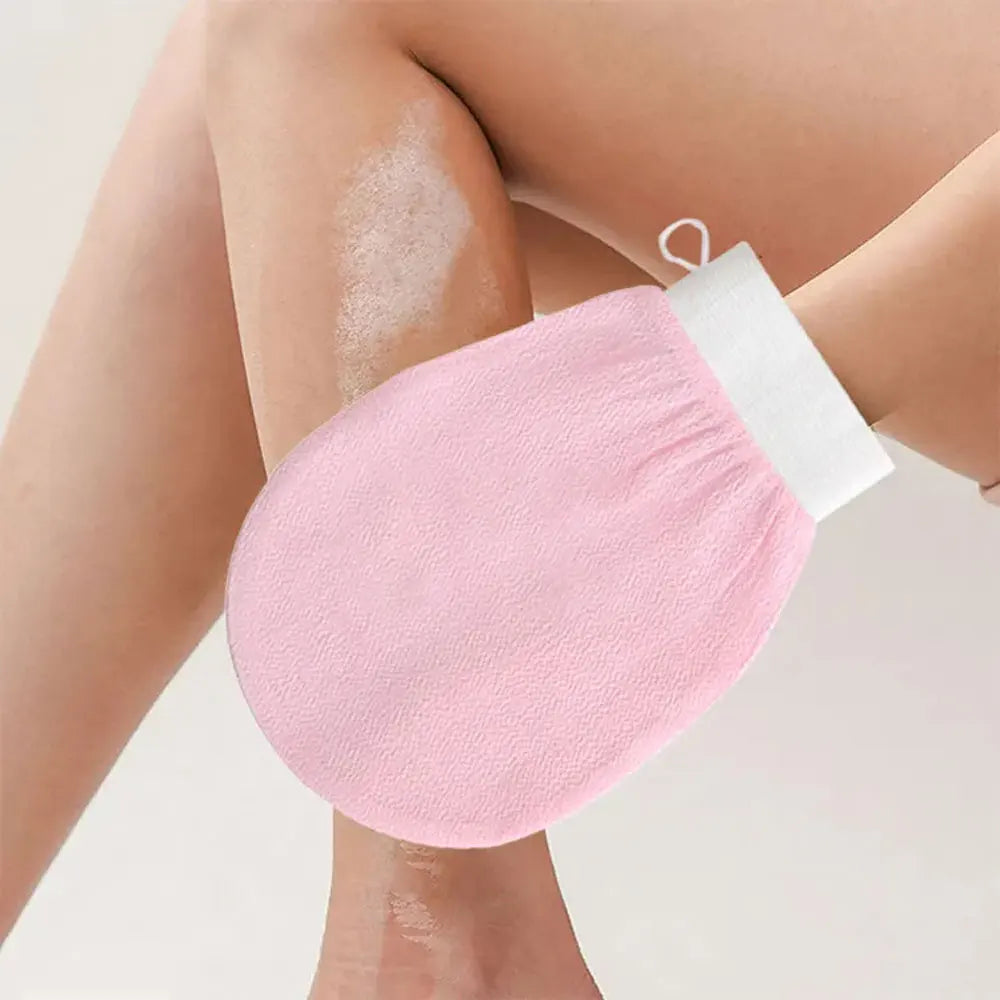 Moroccan Hammam Exfoliating Shower Gloves Painless Remove Dead Skin Scrub Body Korean Massage Mitt Bathroom Cleaning Gadget 1pc