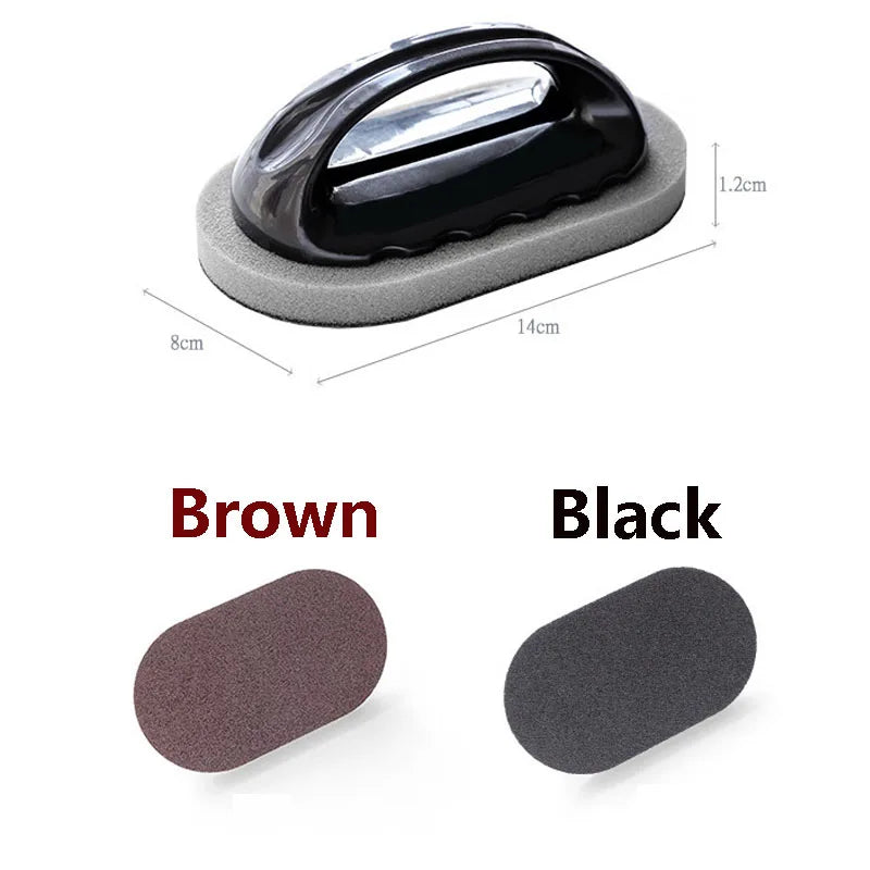 USA Sponge Brush with Handle Reusable Wipe Eraser Cleaner Kitchen Pot Brush BBQ Strong Decontamination Cleaning Tools