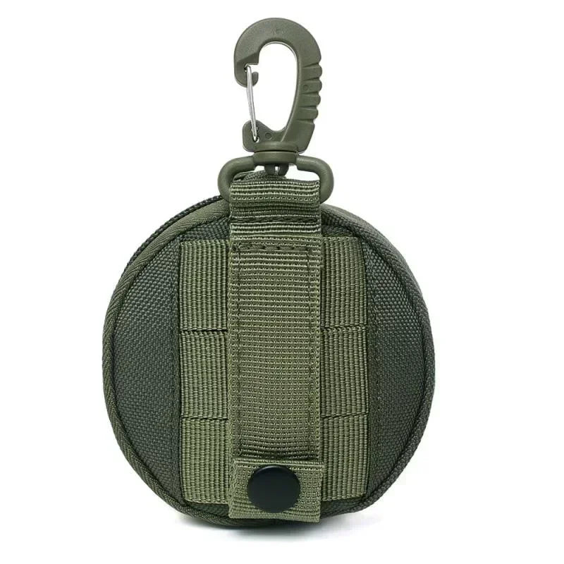Mini EDC Tool Pouch USA Keychain Zipper Holder for Earphones, Keys, Coins & Small Essentials, Compact Outdoor Hiking Utility Waist Bag