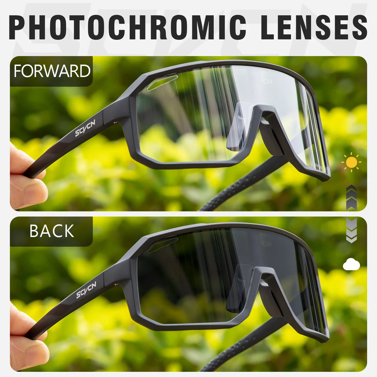 New Cycling Sunglasses USA Outdoor Sports Running Goggles for Men & Women, MTB Bicycle Glasses, Cycling Eyewear with 1 Lens