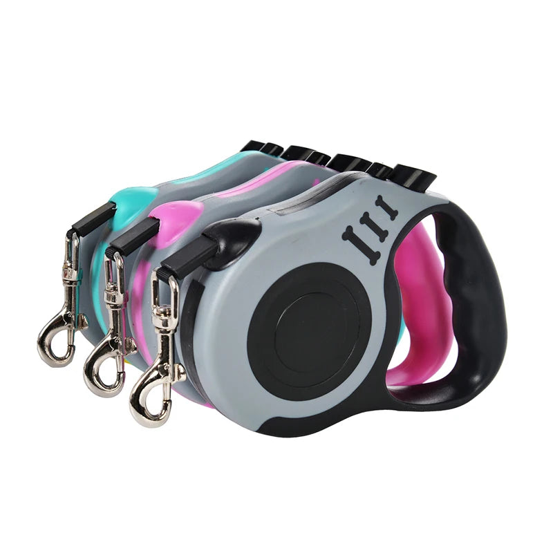 3M & 5M Retractable Pet Dog Leash Canada for Small & Large Dogs Hiking Walking Traction Rope French Bulldog Chihuahua Accessories