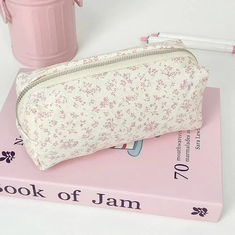 Simplicity Solid Color Pen Bag Canada Zipper Design Large Capacity Pencil Case Portable Stationery Organizer for Students Back to School