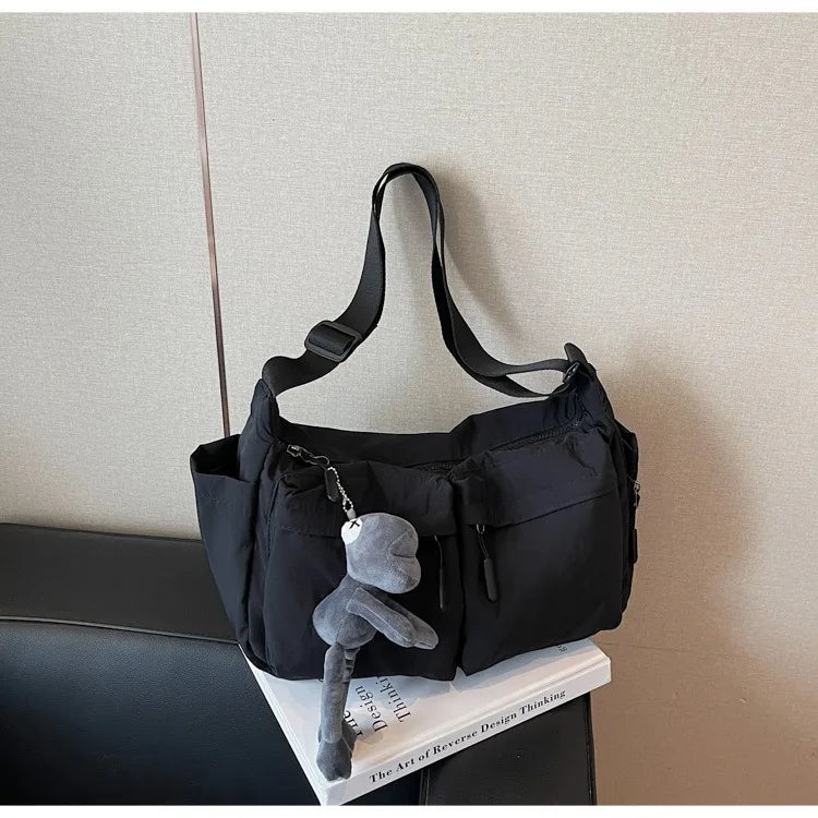 Spring & Summer Canvas Bag USA Women’s Hot-Selling One-Shoulder Crossbody Bag Light Luxury High-End Fashion Handbag