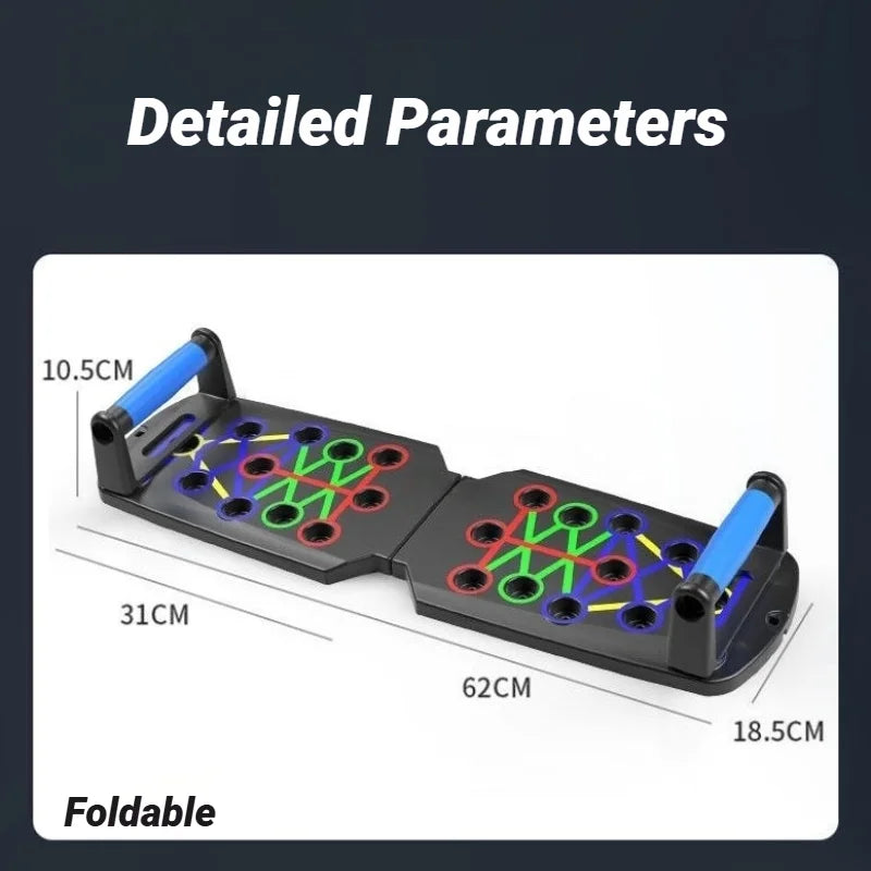 USA Portable Multifunctional Push Up Board Fitness and Muscle Training Device Home Workout Set Foldable Push Up Bar Resistance