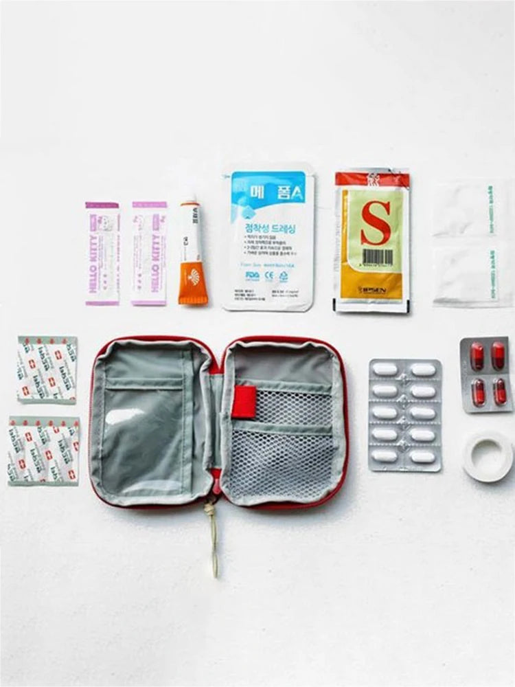 USA Medicine Bag Travel First Aid Kit Medicine Bag Storage Bag Survival Kit Medicine Box Outdoor Emergency Camping