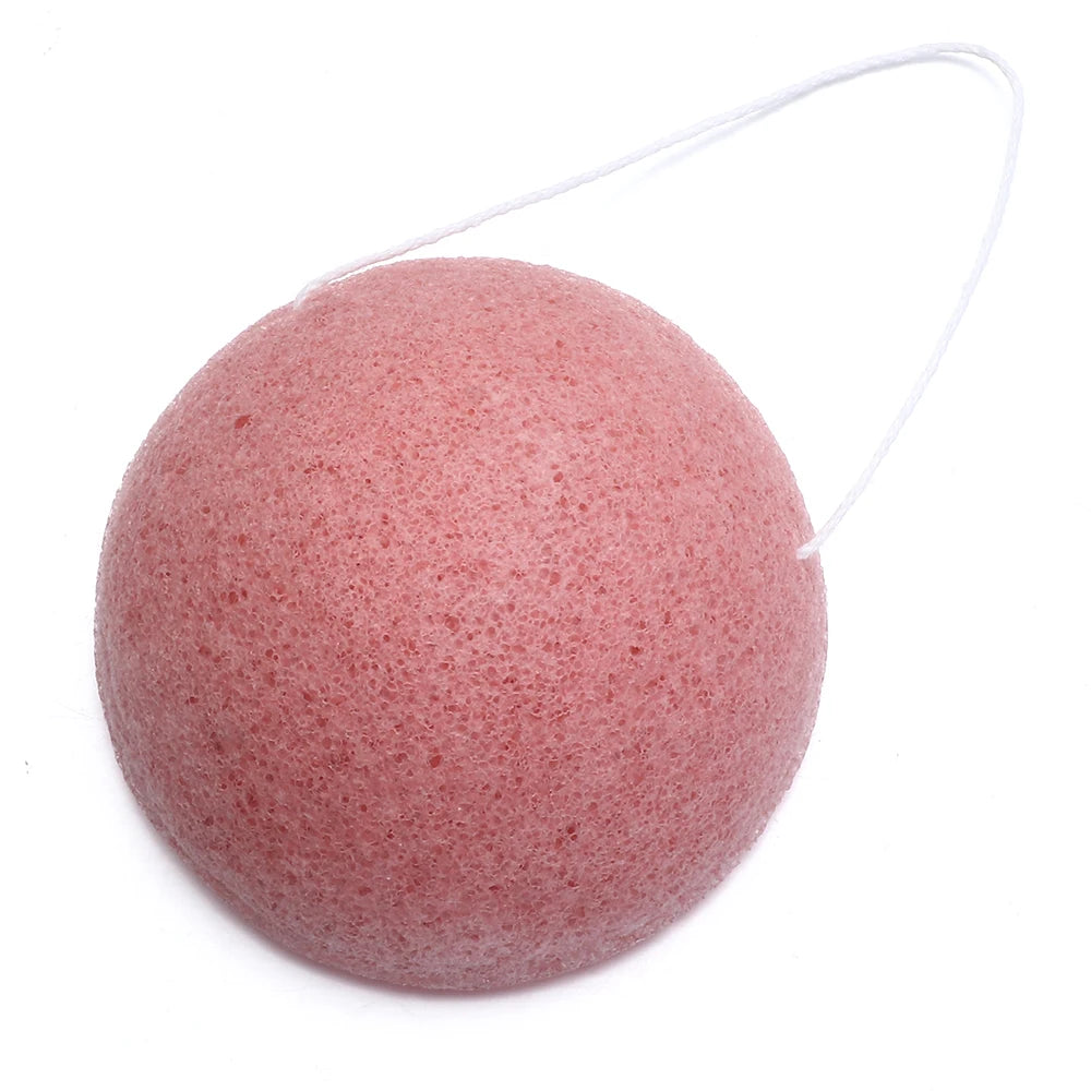 Konjac Sponge for Washing Face Round konjac konnyaku sponge Facial Cleansing Exfoliator Bathing Puff Face Wash Puff