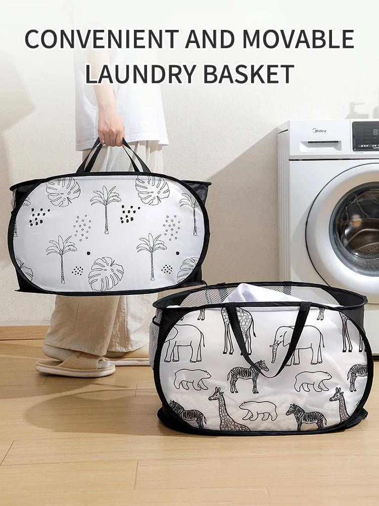 Cartoon Giraffe Laundry Basket Canada Dirty Clothes Sorting & Storage Basket Bathroom Organizer Home Miscellaneous Storage Bin