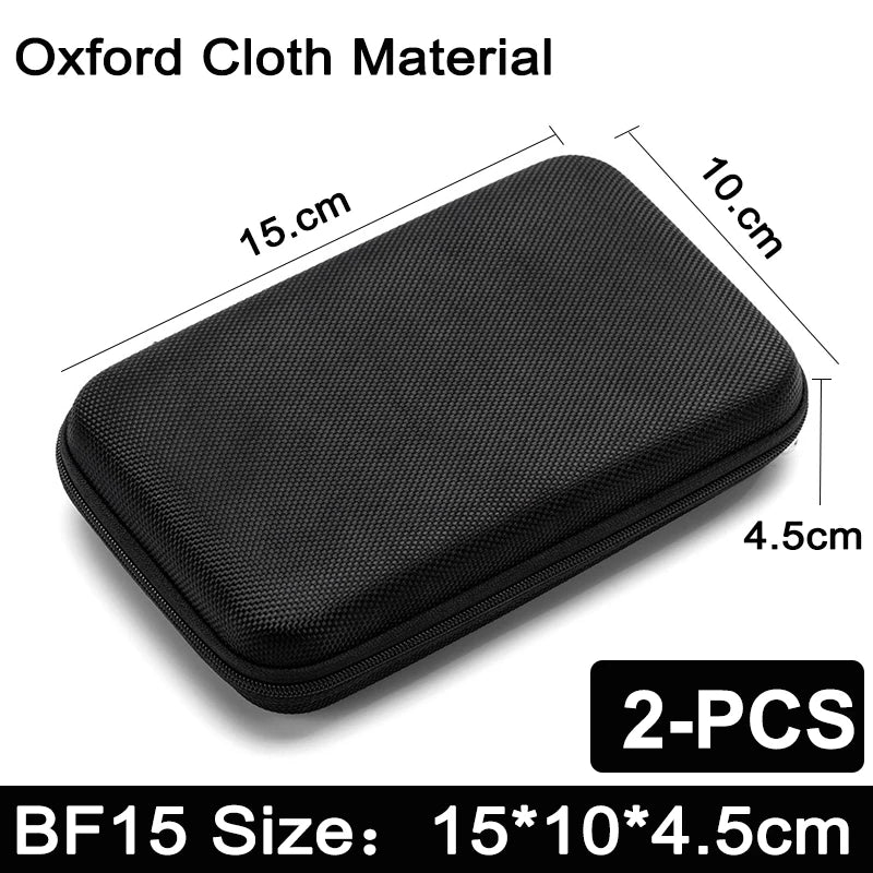 Earphone Data Storage USA Bag Oval Square Rectangle Cable Organizer Bags Mini Zipper Pouch Tech Gadgets Portable Charger U Disk Case