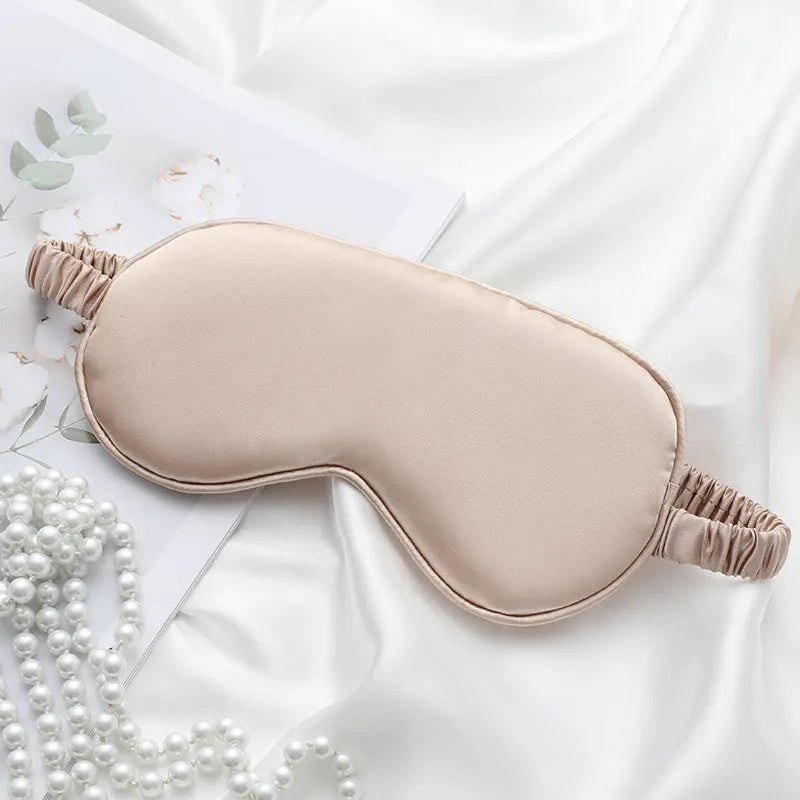 Double-Sided Silk Sleeping Eye Mask Canada Light Blocking Breathable Travel Sleep Eyeshade Protective Eyewear