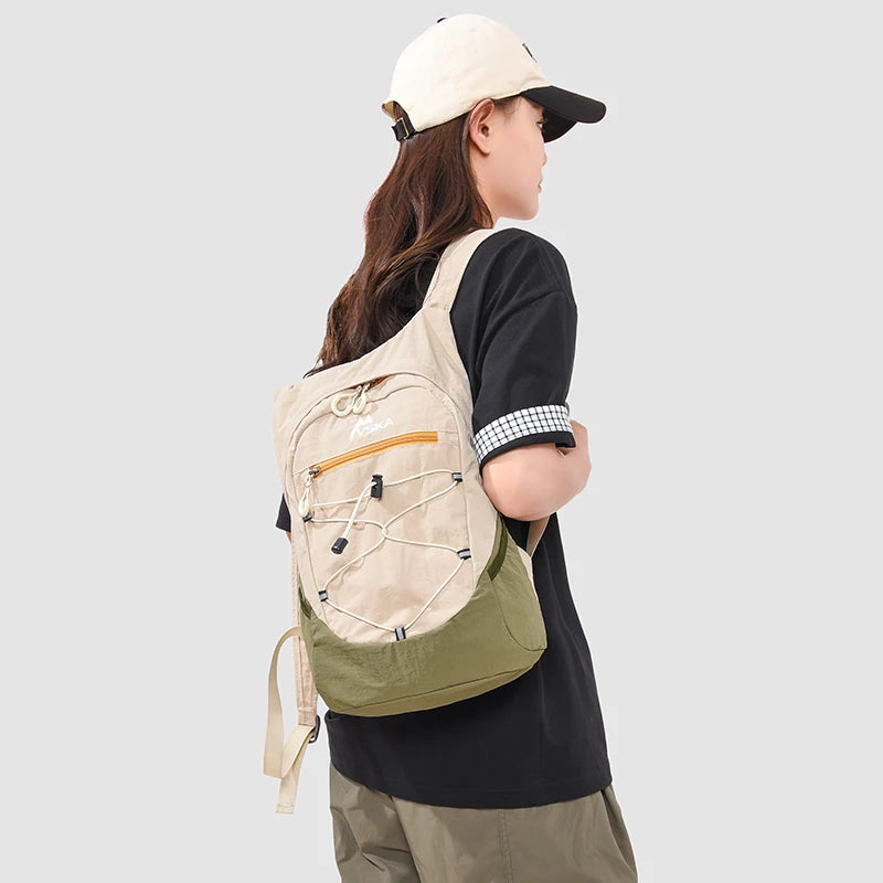 Outdoor Hiking Backpack Canada Lightweight Foldable Water-Repellent Multi-Pocket Rucksack for Travel & Sports