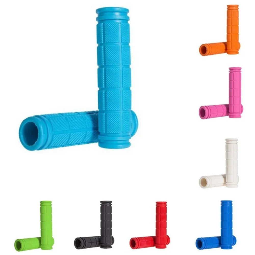 Bicycle Handlebar Grips USA Rubber Bilateral Lock-On Non-Slip MTB Mountain Bike Grips, Cycling Bike Accessories