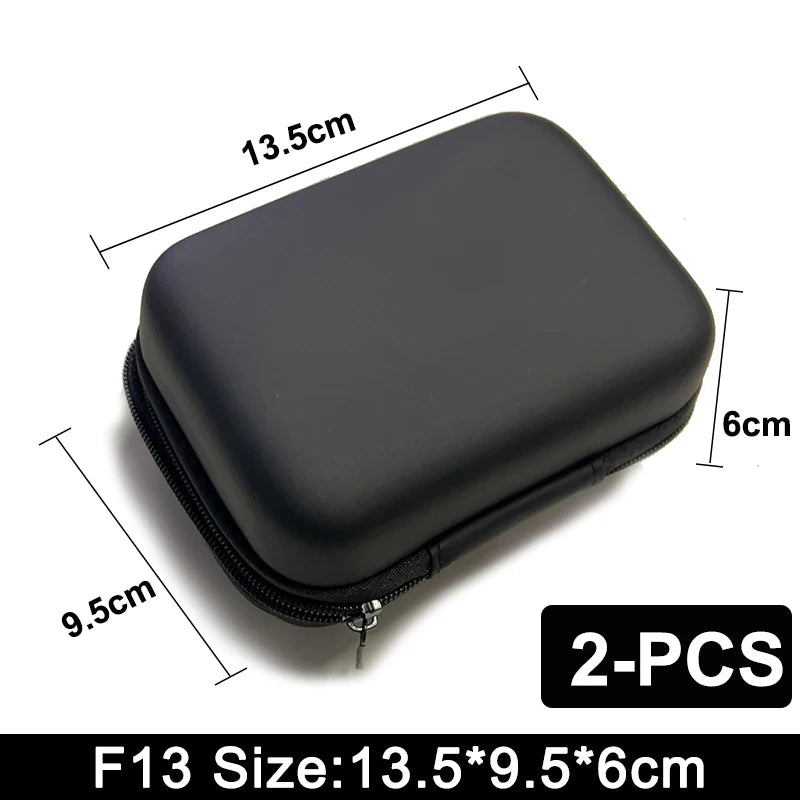 Earphone Data Storage USA Bag Oval Square Rectangle Cable Organizer Bags Mini Zipper Pouch Tech Gadgets Portable Charger U Disk Case
