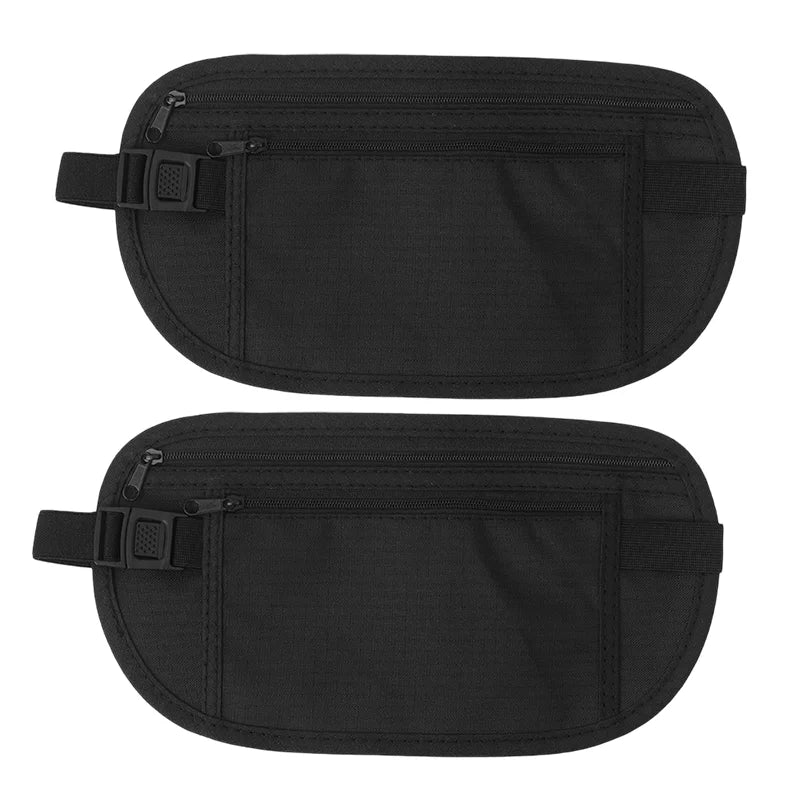 Running Waist Bag Canada Double-Layer Concealed Fanny Pack Slim Anti-Theft Travel Money Belt Waterproof Belt Bag for Men & Women Sports