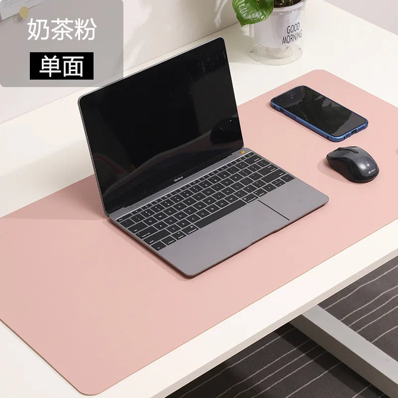 White canada mousepad Portable Mouse pad large Gaming Waterproof Non-slip PU Suede Desk Mat Computer Keyboard desk pad Mats