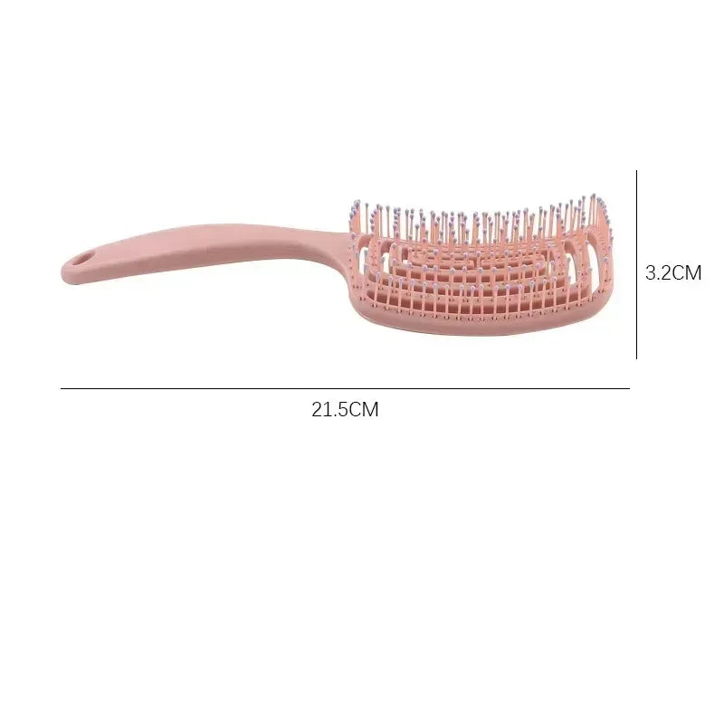 Women's Salon Wet Hair Brush Canada Anti-Static Scalp Massage Detangling Comb Styling Hairdressing Tool 1PC