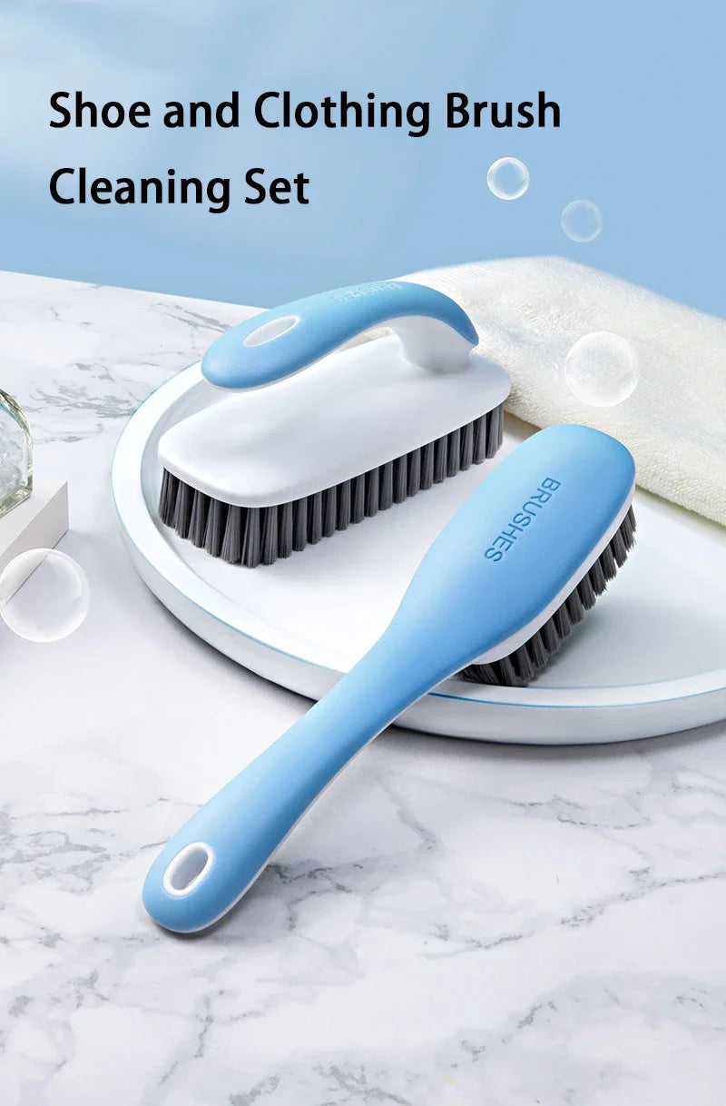 Soft Nylon Cleaning Shoe Brush Set Canada Wear-Resistant Cleaning Tools Gentle Scrub Brushes for Shoe Laundry & Garment Stain Removal