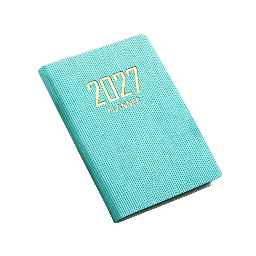 Mini A7 2027 Agenda Book USA Pocket Calendar Appointment Diary Weekly Planner for School & Office Supplies