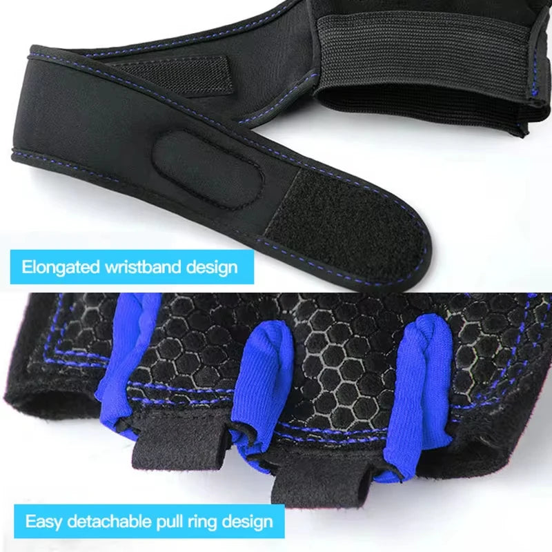 Gym Gloves USA for Men & Women Fitness Weightlifting Wristband Gloves for Bodybuilding, Training, Cycling & Shockproof Sports Exercise