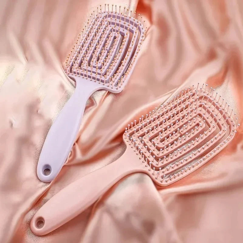 Women's Salon Wet Hair Brush Canada Anti-Static Scalp Massage Detangling Comb Styling Hairdressing Tool 1PC