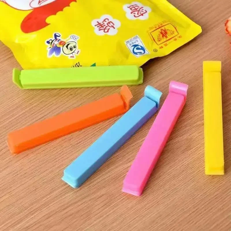 12/16PCS Food Snack Package Bag Sealing Plastic Clips For Packages Kitchen Storage And Organization Items Accessories Tools