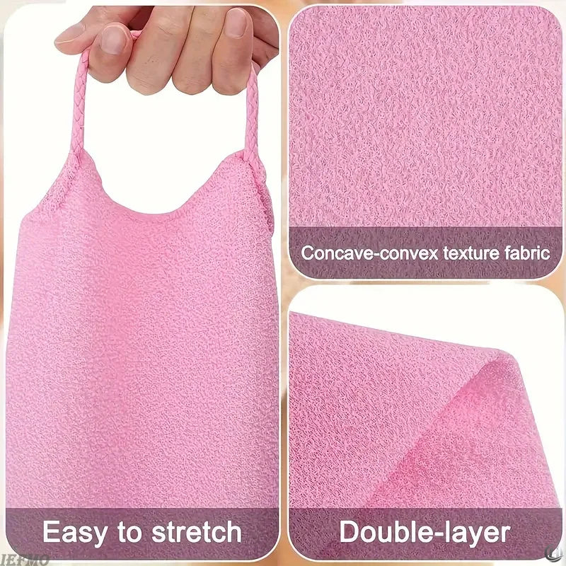 USA Stretchable Back Full Body Scrub Towel Super Absorbent Scrub Towel Bathroom Supplies