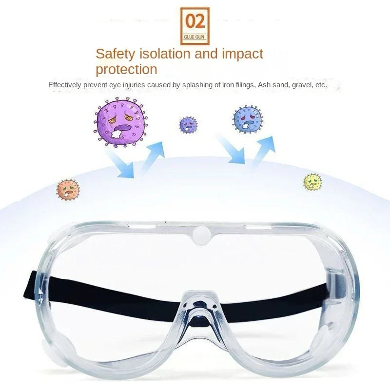 Work Safety Goggles Canada Waterproof Protective Glasses Windproof Dustproof Anti-Fog Laboratory Work Protection Goggles for Water Park