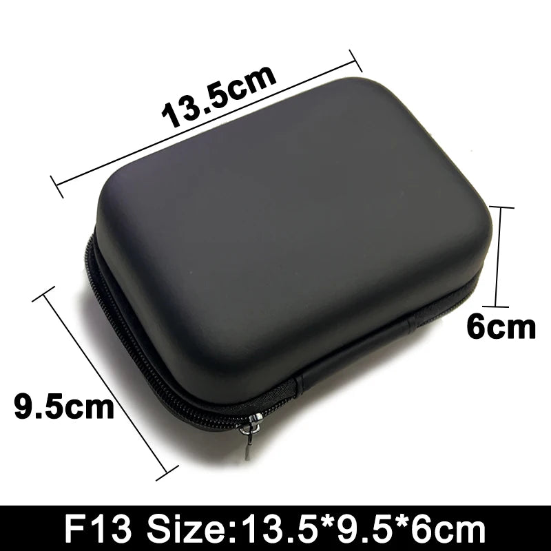 Earphone Data Storage USA Bag Oval Square Rectangle Cable Organizer Bags Mini Zipper Pouch Tech Gadgets Portable Charger U Disk Case