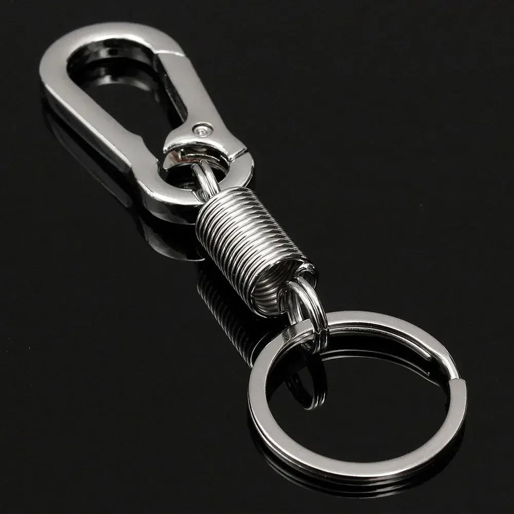 Titanium Carabiner Key Clip Canada EDC Key Ring Loop Hook Car Keychain with Corkscrew Keychain Pendant Gift for Men