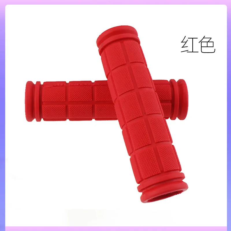 Bicycle Handlebar Grips USA Rubber Bilateral Lock-On Non-Slip MTB Mountain Bike Grips, Cycling Bike Accessories