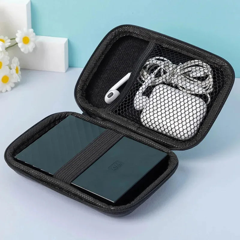 Earphone Data Storage USA Bag Oval Square Rectangle Cable Organizer Bags Mini Zipper Pouch Tech Gadgets Portable Charger U Disk Case