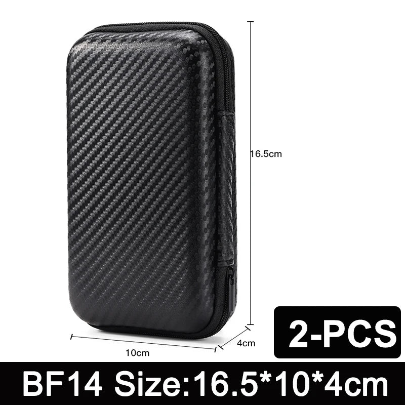 Earphone Data Storage USA Bag Oval Square Rectangle Cable Organizer Bags Mini Zipper Pouch Tech Gadgets Portable Charger U Disk Case