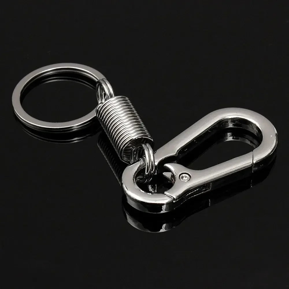 Titanium Carabiner Key Clip Canada EDC Key Ring Loop Hook Car Keychain with Corkscrew Keychain Pendant Gift for Men