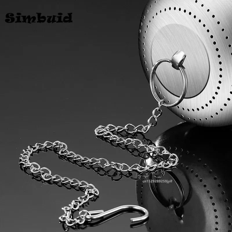 Tea Strainer 304 Stainless Steel Tea Infuser Tea Leaves Spice Seasoning Ball Strainer Teapot Fine Mesh Coffee Filter Teaware