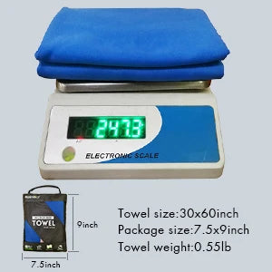 Quick-Dry Microfiber USA Towel - Ultra Absorbent, Compact & Sandproof for Gym, Beach, Travel & Swimming, Lightweight Sports Towel