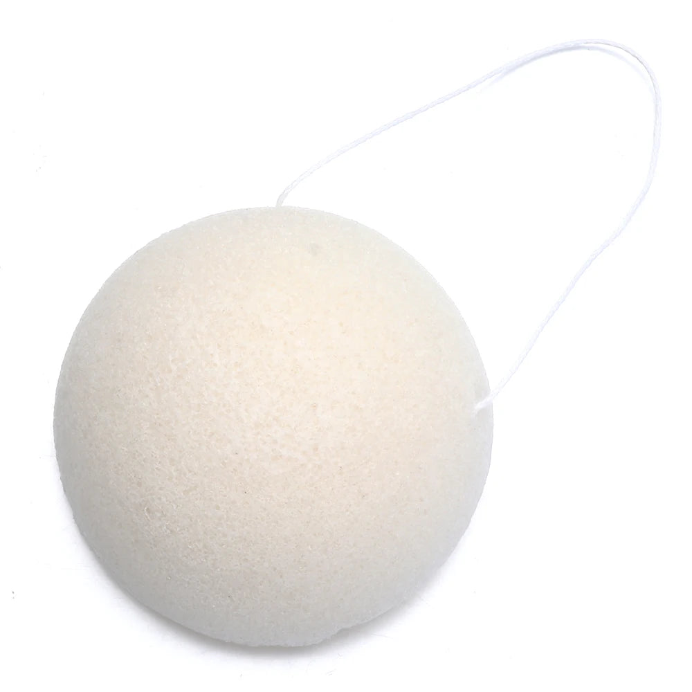 Konjac Sponge for Washing Face Round konjac konnyaku sponge Facial Cleansing Exfoliator Bathing Puff Face Wash Puff