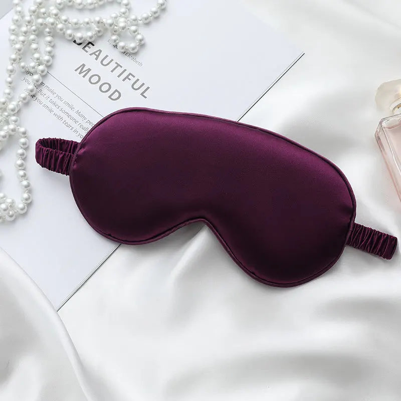 Double-Sided Silk Sleeping Eye Mask Canada Light Blocking Breathable Travel Sleep Eyeshade Protective Eyewear