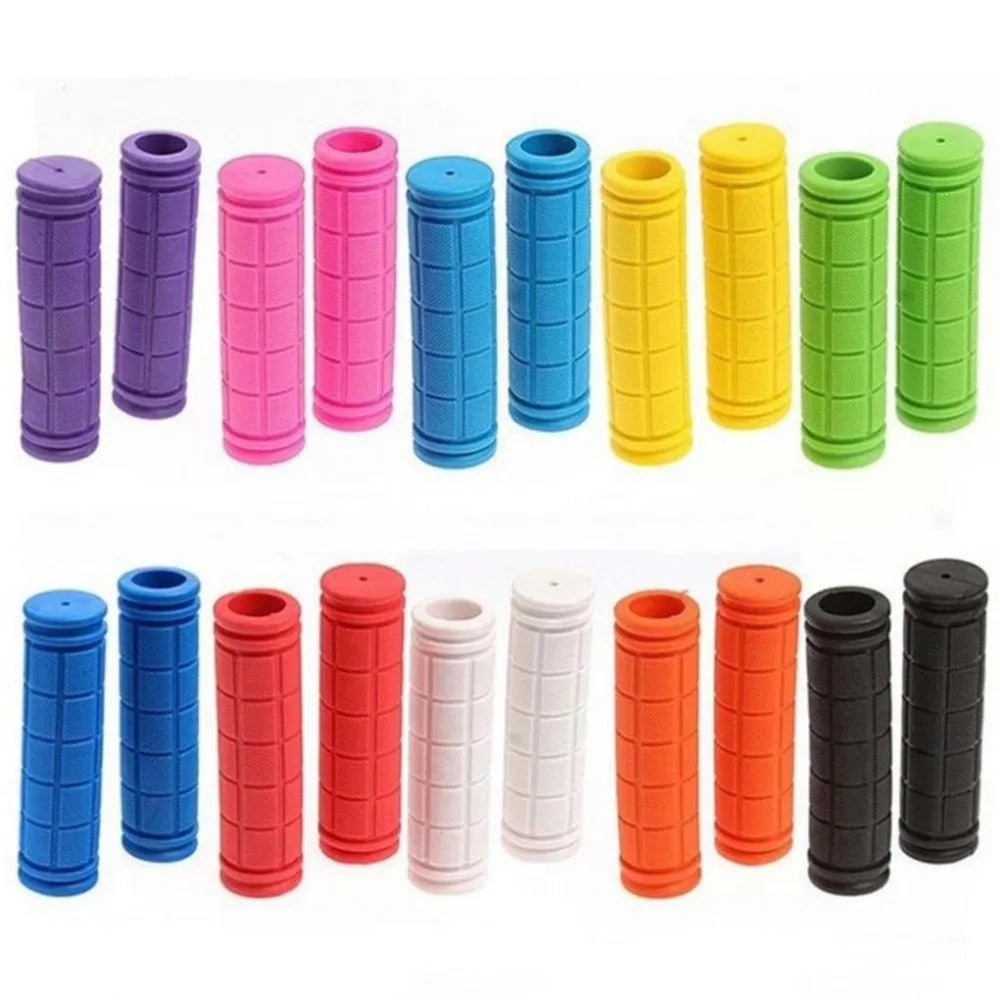 Bicycle Handlebar Grips USA Rubber Bilateral Lock-On Non-Slip MTB Mountain Bike Grips, Cycling Bike Accessories