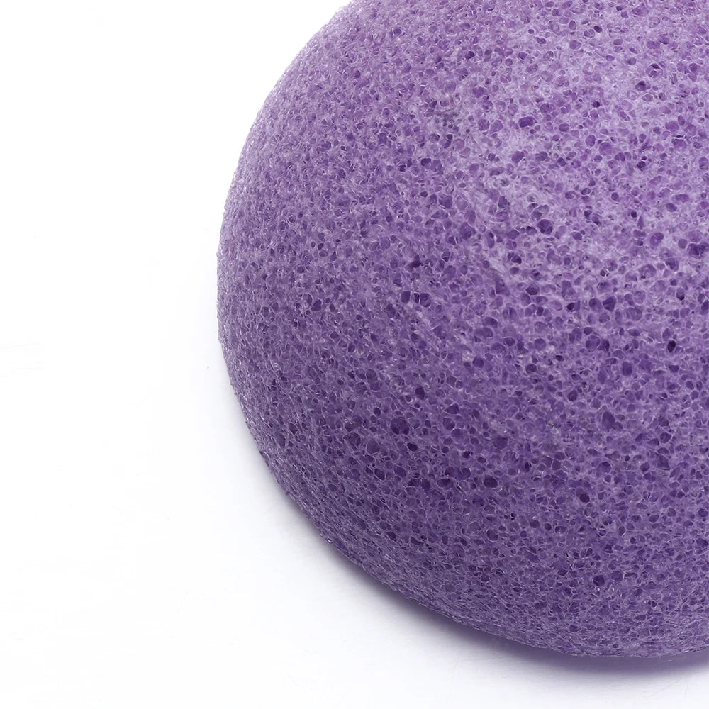 Konjac Sponge for Washing Face Round konjac konnyaku sponge Facial Cleansing Exfoliator Bathing Puff Face Wash Puff